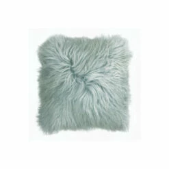 Riva Home Riva Paoletti Blue Blush Mongolian Sheepskin Polyester Filled Cushion