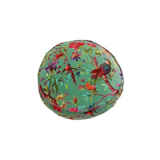 unnamed-file-120.jpg Riva Home Riva Paoletti Aqua Blue Paradise Round Velvet Polyester Filed Cushion -Riva Home shop unnamed file 120