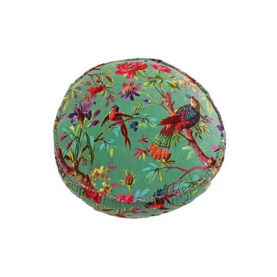 unnamed-file-121.jpg Riva Home Riva Paoletti Aqua Blue Paradise Round Velvet Polyester Filed Cushion -Riva Home shop unnamed file 121