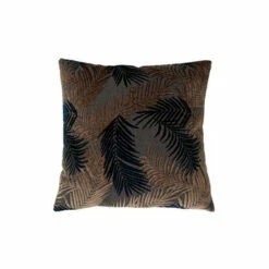 Riva Home Riva Paoletti Blush Pink/Navy Blue Palm Grove Velvet Polyester Filled Cushion -Riva Home shop unnamed file 128