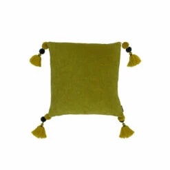 Riva Home Riva Paoletti Smoke Blue/Lemon Curry Poonam Velvet Polyester Filled Cushion -Riva Home shop unnamed file 131