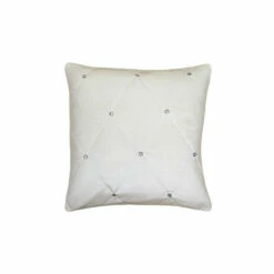 Riva Home Riva Paoletti Cream New Diamanté Embellished Polyester Filled Cushion -Riva Home shop unnamed file 136