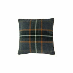 Riva Home Riva Paoletti Rust Orange Aviemore Tartan Faux Wool Polyester Filled Cushion