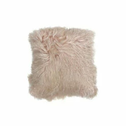 Riva Home Riva Paoletti Shell Pink Mongolian Sheepskin Polyester Filled Cushion -Riva Home shop unnamed file 164