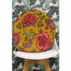 Riva Home Riva Paoletti Lemon Curry Malisa Round Paisley Pattern Polyester Filled Cushion
