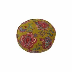 Riva Home Riva Paoletti Lemon Curry Malisa Round Paisley Pattern Polyester Filled Cushion -Riva Home shop unnamed file 179