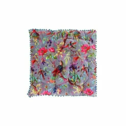 Riva Home Riva Paoletti Mink Grey Paradise Velvet Floor Cushion