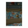 Riva Home Set Of 2 Teal Blue Bloom Floral Oxford Pillowcases