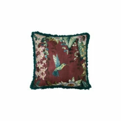 Riva Home Riva Paoletti Aubergine Purple Hanging Garden Floral Polyester Filled Cushion -Riva Home shop unnamed file 201