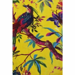 Riva Home Riva Paoletti Yellow Paradise Round Velvet Polyester Filled Cushion -Riva Home shop unnamed file 237