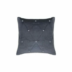 Riva Home Riva Paoletti Pewter Grey New Diamanté Embellished Polyester Filled Cushion -Riva Home shop unnamed file 278
