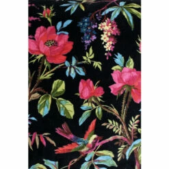 Riva Home Riva Paoletti Black Paradise Velvet Polyester Filled Cushion -Riva Home shop unnamed file 298