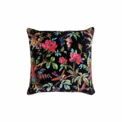 Riva Home Riva Paoletti Black Paradise Velvet Polyester Filled Cushion -Riva Home shop unnamed file 299