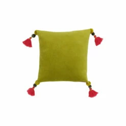 Riva Home Riva Paoletti Pomegranate Red/Lemon Curry Poonam Velvet Polyester Filled Cushion -Riva Home shop unnamed file 302