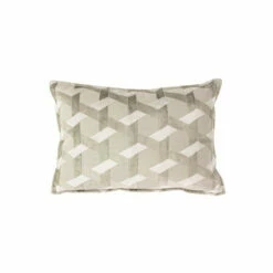 Riva Home Riva Paoletti Ivory White/Taupe Beige Delano Geometric Polyester Filled Cushion -Riva Home shop unnamed file 314