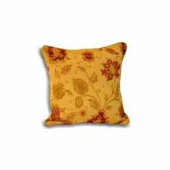 Riva Home Riva Paoletti Champagne Cream Zurich Floral Jacquard Feather Cushion