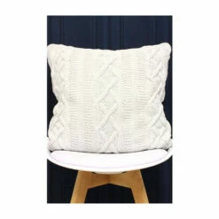 Riva Home Riva Paoletti Cream Aran Cable Knit Polyester Filled Cushion