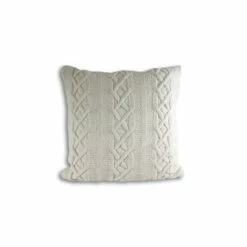 Riva Home Riva Paoletti Cream Aran Cable Knit Polyester Filled Cushion -Riva Home shop unnamed file 345