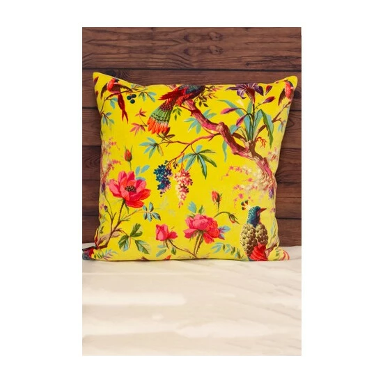 unnamed-file-352.jpg Riva Home Riva Paoletti Yellow Paradise Velvet Polyester Filled Cushion -Riva Home shop unnamed file 352
