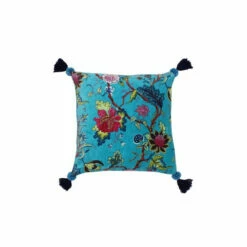 Riva Home Riva Paoletti Kingfisher Blue Tree Of Life Floral Polyester Filled Cushion -Riva Home shop unnamed file 359