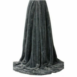 Riva Home Grey Empress Super Soft Velvet Touch Throw -Riva Home shop unnamed file 383
