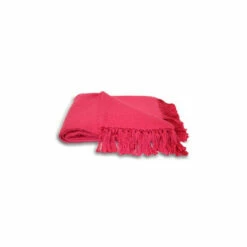 Riva Home Pink Chiltern Fringe Throw -Riva Home shop unnamed file 389