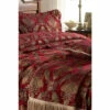 Riva Home Red Shiraz Chenille Embroidered Throw -Riva Home shop unnamed file 412