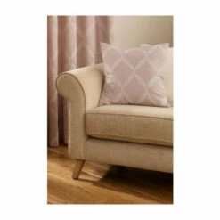 Riva Home Riva Paoletti Blush Pink Olivia Embroidered Polyester Filled Cushion