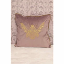 Riva Home Riva Paoletti Dusky Blush Pink Cerana Velvet Polyester Filled Cushion