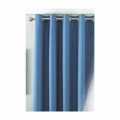 Riva Home Denim Blue Twilight Thermal Blackout Eyelet Curtains