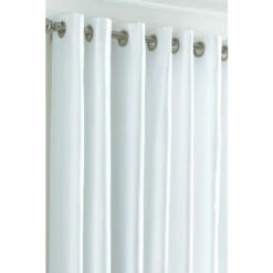 Riva Home White Fiji Faux Silk Eyelet Curtains -Riva Home shop unnamed file 523