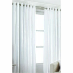 Riva Home White Fiji Faux Silk Eyelet Curtains -Riva Home shop unnamed file 526