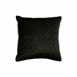Riva Home Riva Paoletti Black Florence Embossed Polyester Filled Cushion