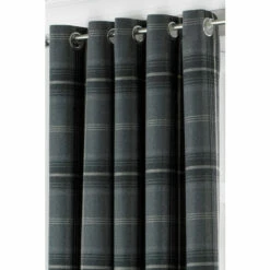 Riva Home Riva Paoletti Grey Aviemore Tartan Faux Wool Eyelet Curtains -Riva Home shop unnamed file 565
