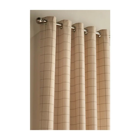 unnamed-file-574.jpg Riva Home Furn. Natural Beige Ellis Windowpane Check Eyelet Curtains -Riva Home shop unnamed file 574