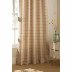 Riva Home Furn. Natural Beige Ellis Windowpane Check Eyelet Curtains 5 Riva Home Furn. Natural Beige Ellis Windowpane Check Eyelet Curtains -Riva Home shop unnamed file 577