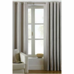 Riva Home Riva Paoletti Natural Beige Atlantic Twill Woven Eyelet Curtains -Riva Home shop unnamed file 584