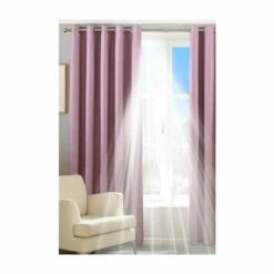 Riva Home Mauve Purple Twilight Thermal Blackout Eyelet Curtains