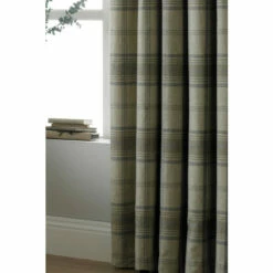 Riva Home Riva Paoletti Natural Beige Aviemore Tartan Faux Wool Eyelet Curtains -Riva Home shop unnamed file 614
