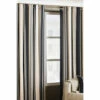 Riva Home Black Broadway Striped Eyelet Curtains -Riva Home shop unnamed file 617