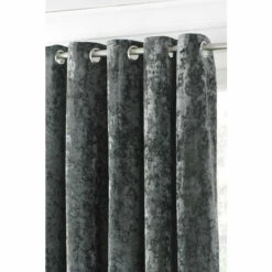 Riva Home Riva Paoletti Pewter Grey Verona Crushed Velvet Eyelet Curtains -Riva Home shop unnamed file 653