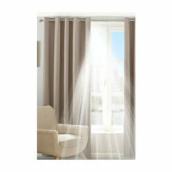 Riva Home Natural Beige Twilight Thermal Blackout Eyelet Curtains