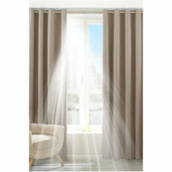 Riva Home Natural Beige Twilight Thermal Blackout Eyelet Curtains -Riva Home shop unnamed file 662