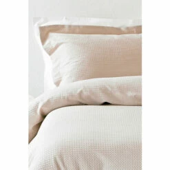 Riva Home The Linen Yard Blush Pink Waffle Textured Cotton Duvet Cover And Pillowcase Set -Riva Home shop unnamed file 671