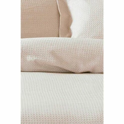 Riva Home The Linen Yard Blush Pink Waffle Textured Cotton Duvet Cover And Pillowcase Set -Riva Home shop unnamed file 672