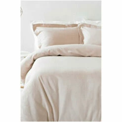 Riva Home The Linen Yard Blush Pink Waffle Textured Cotton Duvet Cover And Pillowcase Set -Riva Home shop unnamed file 673