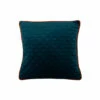 Riva Home Riva Paoletti Teal Blue/Jaffa Orange Quartz Quilted Polyester Filled Cushion -Riva Home shop unnamed file 68