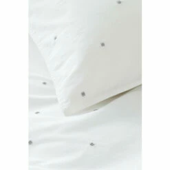 Riva Home The Linen Yard White Strand Washed Cotton Embroidered Duvet Cover And Pillowcase Set -Riva Home shop unnamed file 690