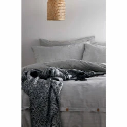 Riva Home The Linen Yard Grey Holbury Mélange Striped Duvet Cover And Pillowcase Set -Riva Home shop unnamed file 698