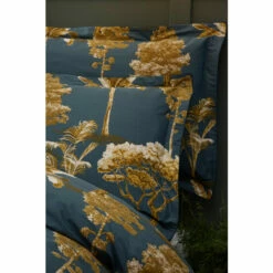 Riva Home Paoletti Blue Blue Arboretum Botanical Print Cotton Sateen Duvet Cover And Pillowcase Set -Riva Home shop unnamed file 711
